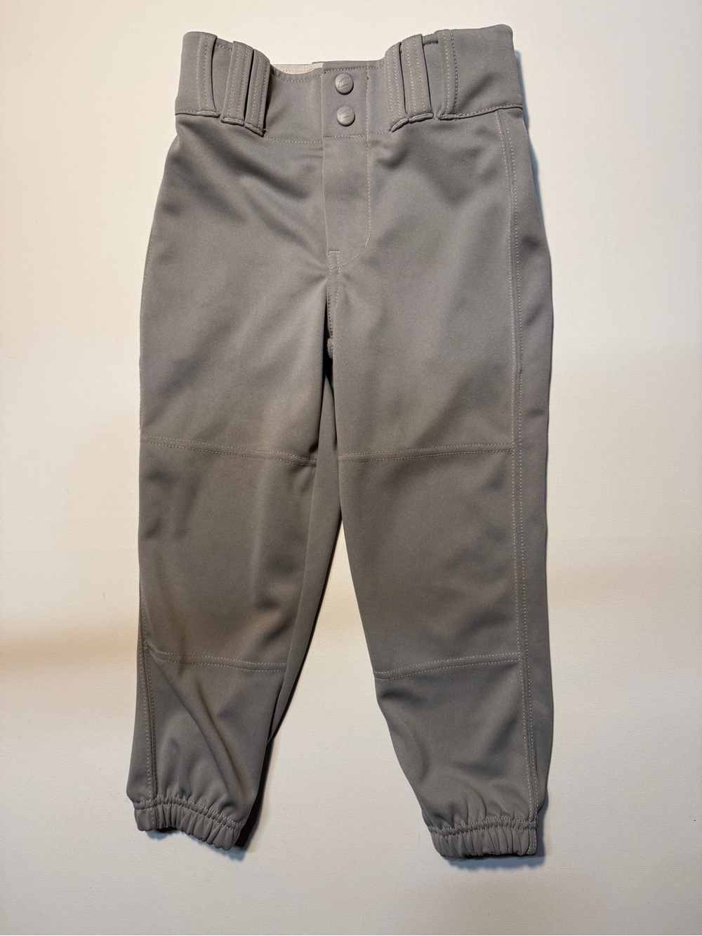 Kids Grey Elastic-Cuff Jogger Pants